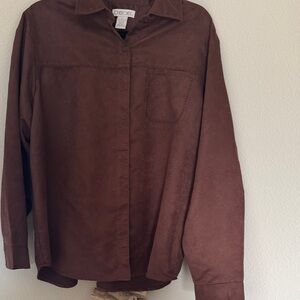 Cherokee Chestnut Button-Up Shirt